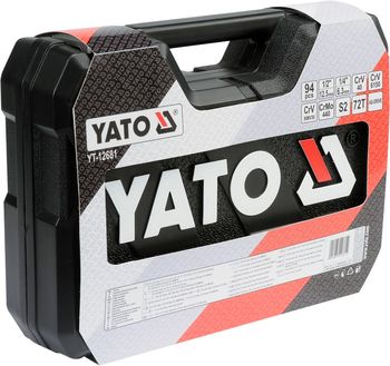 купить Набор головок с трещоткой Yato 12681YT, 1/2 '' и 1/4", 94 шт в Кишинёве 