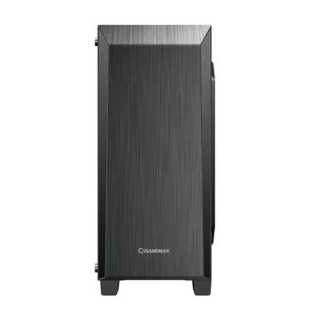 Case ATX GAMEMAX Nova N5, w/o PSU, 1x120mm, FRGB LED fan, ARGB LED strip, TG, USB 3.1, Black 