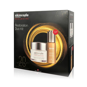 cumpără Skincode Exclusive Set Duo Crema antirid,50ml + Ulei de restaurare celulara,30ml (1281) în Chișinău 