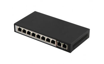 cumpără Comutator POE FoxGate S5908P-FE2-AI (96W) 8CH +2 /POE Switch în Chișinău 