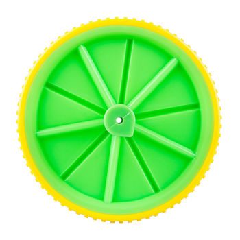 Ролик для пресса d=18 см 13167 yellow/green (4199) inSPORTline 