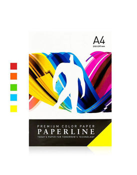 Бумага цветная A4 Paperline RAINBOW 80 гр. интенсив 5 цв. x 100 л. 