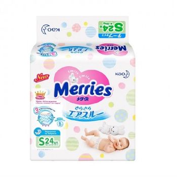 cumpără Merries Scutece S, 4-8 kg, 24 buc. în Chișinău 