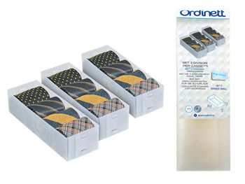 Set 3 organizatoare pentru sertarTop Class 30,5X10X7,5cm 