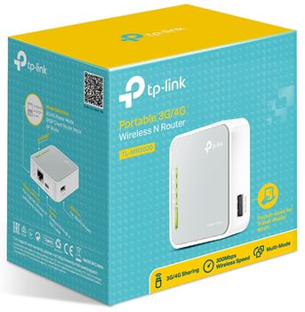 3G/4G Wi-Fi N TP-LINK Router, "TL-MR3020", 150Mbps, USB2.0 for Modem 
