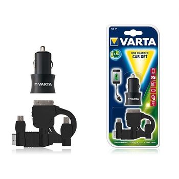 купить Зарядка от прикуривателя авто Varta Car Power USB Charger, black, 57931 101 401 в Кишинёве 