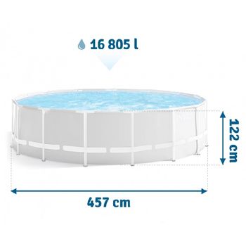 Piscina Carcas Metal 457x122cm, 16805L 