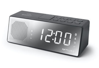 MUSE M-173 CMT, Tuner FM, Clocks: Double Alarme, NFC, Black 