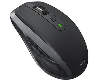 Logitech MX Anywhere 2S Graphite Wireless Mobile Mouse, Multi-computer workflow, Bluetooth Smart, USB Unifying Receiver, 910-006211 (mouse fara fir/беспроводная мышь)