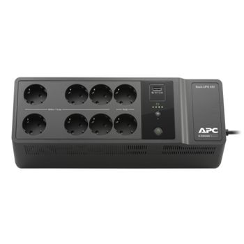APC Back-UPS BE650G2-RS 650VA/400W, 230V, RJ-45, 1*USB-A charging port, 8*Schuko Sockets 