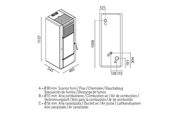 Soba pe peleți - CLOE 15 kW 