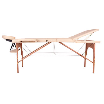 Массажный стол дерев. (250 кг) 9408 beige (775) inSPORTline 