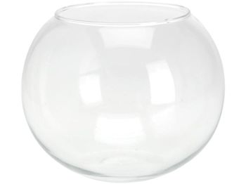 Vaza din sticla "sfera" D18cm, H16cm 