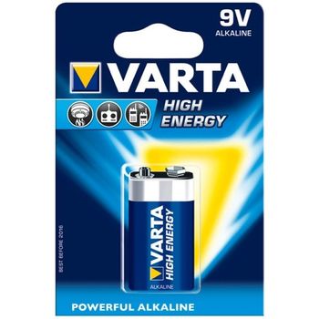 купить Батарейки Varta 9V High Energy 1 pcs/blist Alkaline, 04922 121 411 в Кишинёве 
