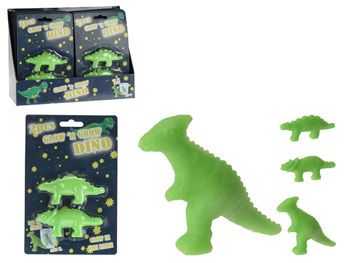 Set figurine fluorescente 2buc "Dinozaur" 