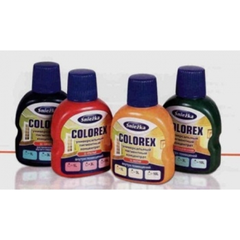 Colorex N 11, 0.1L (lamiie, galben aprins,  galben, piersica, orange, somon, rosu, bordo, salata verde, verde deschis, verde, turcoaz albastra, mazarea verde, albastru inchis, albastru, albastru deschis, violet, iarba neagra, crem, nisip, bej, nuc deschis,  alun mediu, masliniu, mahagon, cafeniu, maro inchis, negru) 