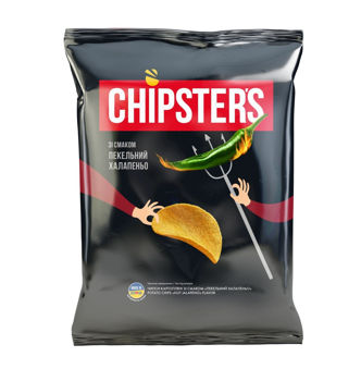 Cips FLINT cu gust ardei jalapeno 100g 