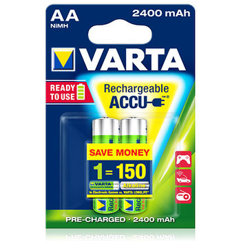 купить Аккумулятор Varta Mignon Accu 2400 mAh AA (2шт) в Кишинёве 