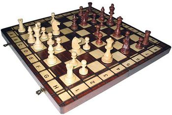 Шахматы утяжеленные 42x42x2.5 см, 1.70 кг, король 8.5 см DAX Jowisz (6107) 