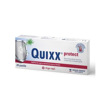 cumpără Quixx Protect pastile de supt cu aroma de miere și lamiie N20 în Chișinău 