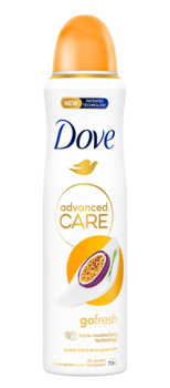 Спрей-антиперспирант Dove Deo Advanced Care Go Fresh Passion Fruit&Lemongrass Scent 150 мл 
