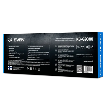 Игровая клавиатура SVEN KB-G9300, Чёрный 