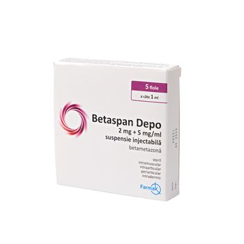 cumpără Betaspan Depo 2mg+5mg/ml 1ml susp.inj. N5 în Chișinău 