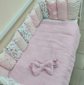Бортики в кроватку Pampy Pink 