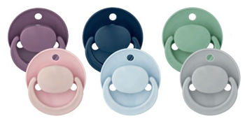 cumpără ”Baby-Nova” Suzetă rotundă cu inel, 0-24 luni, Latex, fără BPA, 2 buc.  (23500) în Chișinău 