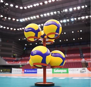 Мяч волейбольный Mikasa MVA V200W-VBL New OFFICIAL FIVB  (2436) 