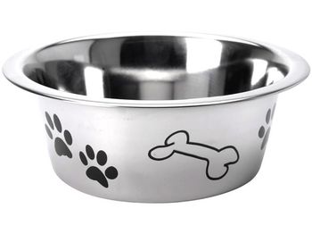 Castron pentru animale Pets 0.75l, D16X6cm, inox 