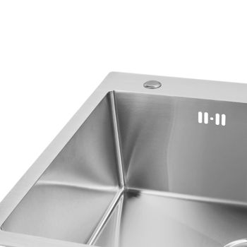 cumpără Chiuveta de bucatarie inox 3 mm ZERIX ZH (satin) stanga 7849 L în Chișinău 