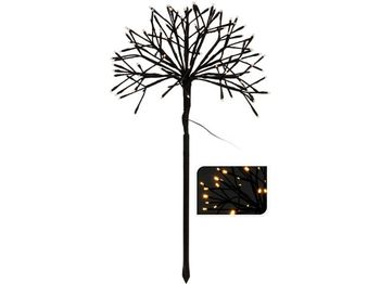 Copac decorativ coroana-"glob" 78cm, 96LED, D35cm, alb-cald 