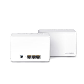 Whole-Home Mesh Dual Band Wi-Fi 6 System MERCUSYS, "Halo H80X(2-pack)", 3000Mbps, MU-MIMO,Gbit Ports 