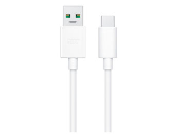 Oppo Cable USB to Type-C DL129 VOOC 1m, White 