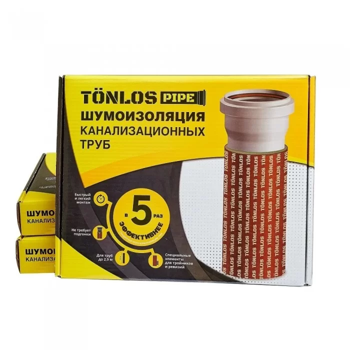 купить Шумоизоляция для канализационных труб до 3 м Tonlos Pipe (комплект) в Кишинёве 