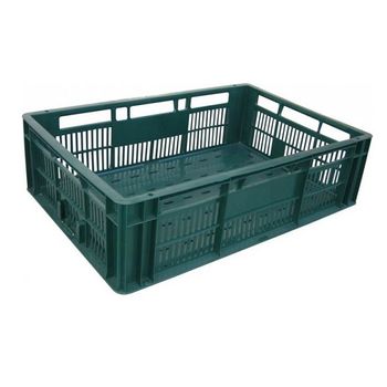 cumpără Ladă din plastic A107A, 600x400x170 mm, neperforata, verde în Chișinău 