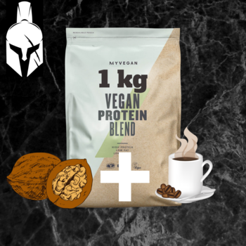 Комплексный протеин для веганов ( Vegan Protein Blend ) - Кофе и грецкий орех - 1 KG 