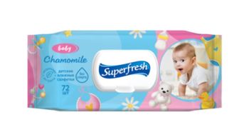 Şerveţele umede pentru copii SuperFresh, 72 buc. 