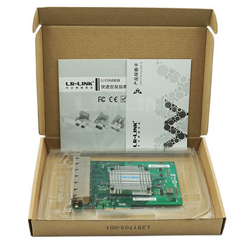 PCI-e Intel Server Adapter Intel I350AM4,  6 Copper Port 1Gbps 