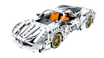 5812, iM.Master Bricks: Pull Back White Racer. 437 pcs 