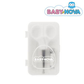 ”Baby-Nova” Set manichiură (foarfece, unghieră și pilă de unghii) în cutie de depozitare 1 buc. (33336) 