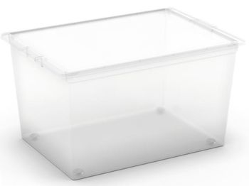 Коробка с крышкой C-box XL 50l, 55X38.5XH30.5cm, на колесах 