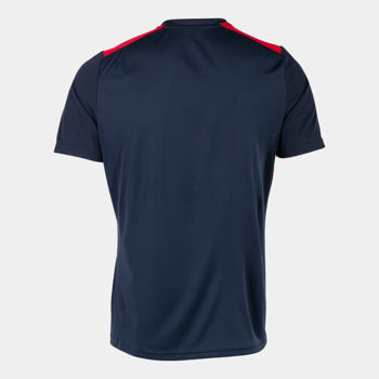 Футболка JOMA -  CHAMPIONSHIP VII SHORT SLEEVE T-SHIRT NAVY RED 