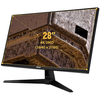 Монитор 28 ASUS TUF Gaming VG289Q1A HDR IPS 4K Gaming Monitor WIDE 16:9, 0.16, 5ms, HDR10, 90% DCI-P3, AMD FreeSync, Adaptive-Sync, Contrast 1000:1, H:160-160kHz, V:40-60Hz, 3840x2160 Ultra HD, Speakers 2x2W, 2xHDMI v2.0/Display Port 1.2