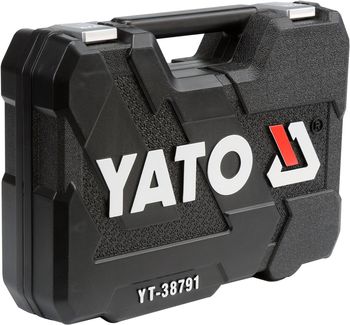 купить Набор головок с трещоткой Yato YT-38791 1/4" и 1/2" 108(шт). в Кишинёве 