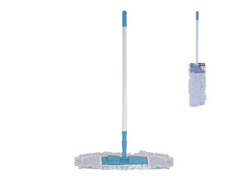 Mop plat MSV, duza coton 43X4cm, maner 120cm 