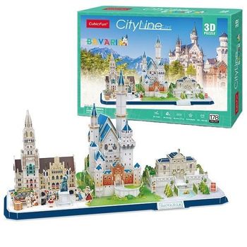 cumpără CubicFun puzzle 3D City Line Bavaria în Chișinău 