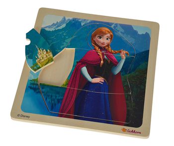 cumpără Eichhorn Puzzle-lemn "Frozen" 4 asort. 8 el. 20x20 cm. 3370 în Chișinău 