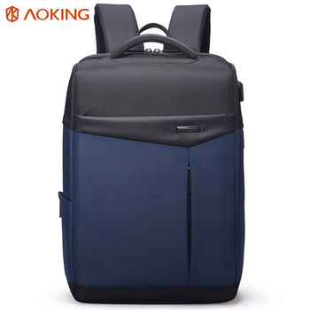 купить Pюкзак Aoking SN77282-10 для ноутбука 16", водонепроницаемый, тёмно-cиний в Кишинёве 
